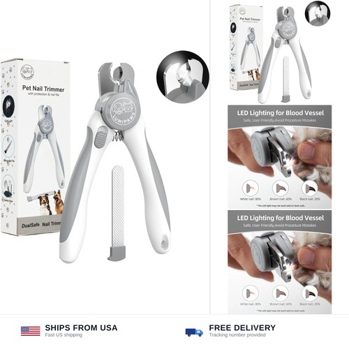 Dog nail clippers with led - nail,