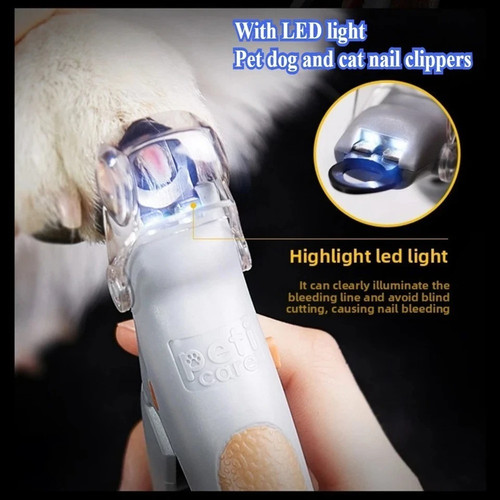 Led pet nail - clippers, with