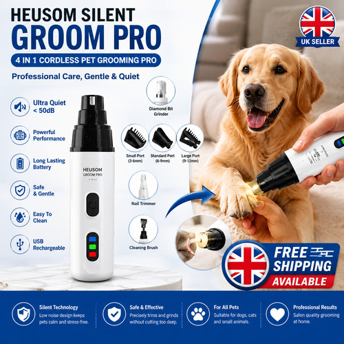 Silent dog nail grinder - dog,